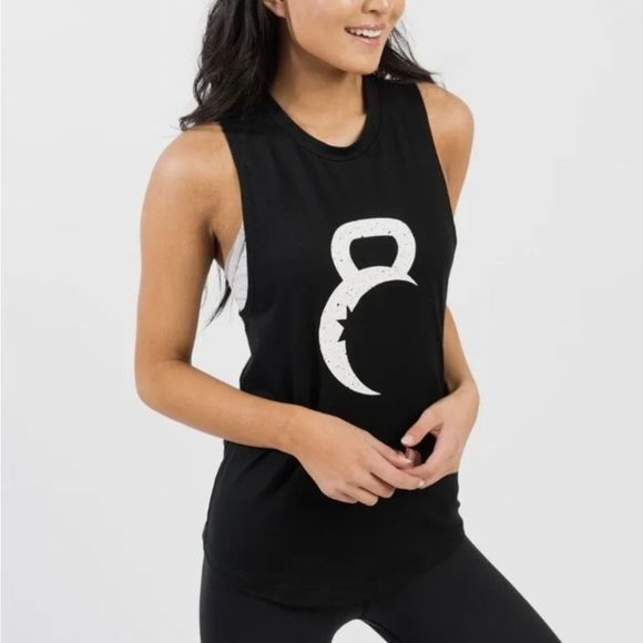 Zyia Active Women's Black Kettle Moon Tank Size XXL - Picture 1 of 6